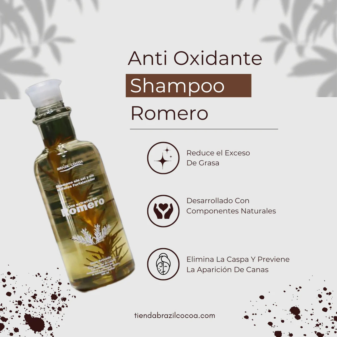 KIT ROMERO SHAMPOO + TRATAMIENTO+ BOOSTER  (crecimiento acelerado)