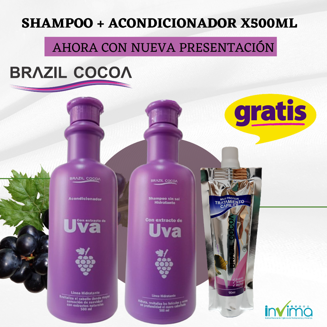 KIT HIDRATACION PROFUNDA UVA (Gratis Termo protector)