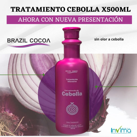 TRATAMIENTO HIDRATACION Y CRECIMIENTO CAPILAR CEBOLLA X500ML