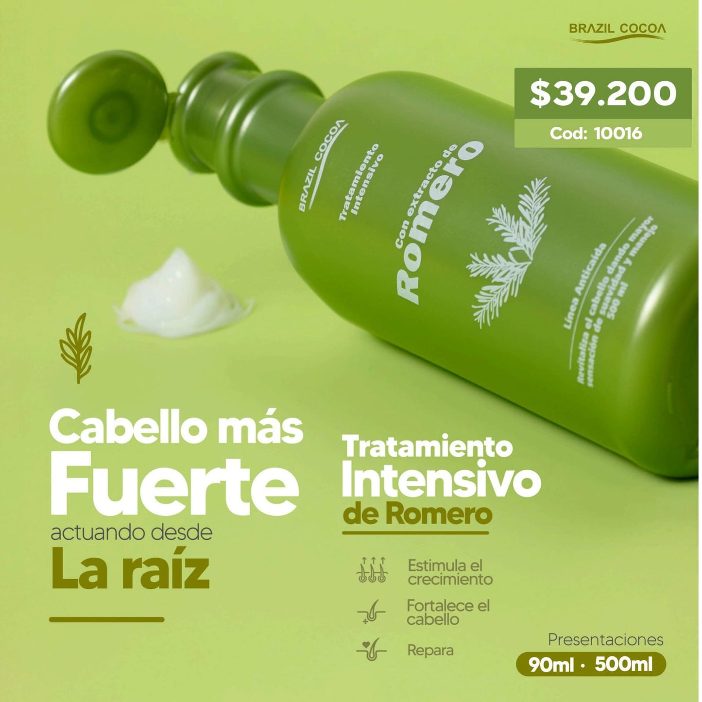 KIT ROMERO SHAMPOO + TRATAMIENTO+ BOOSTER  (crecimiento acelerado)